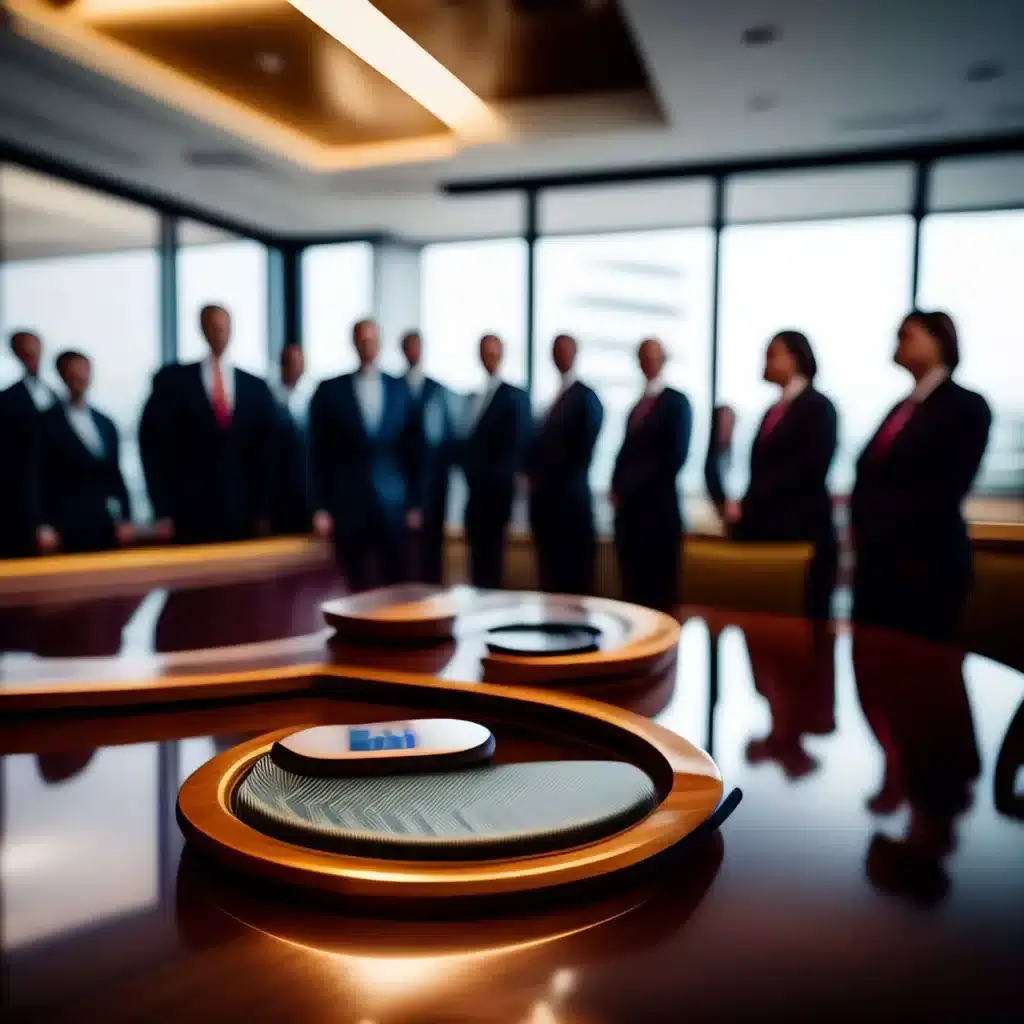 group-people-stands-room-with-table-that-says-number-4-it - Tussle Digital